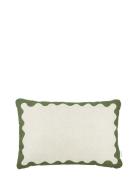 Vibes Rect. Cushion Linen 45X30 L Home Kids Decor Cushions Green NOBOD...