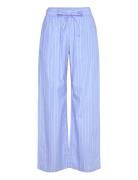 Trouser Poplin Pyjamas Nattøj Blue Lindex