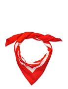 Astrilli Unikko Accessories Scarves Lightweight Scarves Red Marimekko