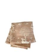 Summer Fields Brown Muslin Blanket 110X110 Cm Baby & Maternity Baby Sl...