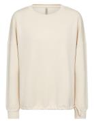 Sc-Banu Tops Sweatshirts & Hoodies Sweatshirts Cream Soyaconcept