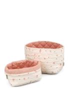 Quilted Storage Basket, Set Of Two - Ocs Home Kids Decor Storage Stora...