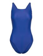 Adidas Mid 3 Stripes Swimsuit Sport Swimsuits Blue Adidas Performance