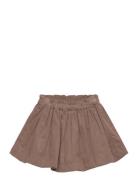 Skirt Corduroy Dresses & Skirts Skirts Short Skirts Brown Huttelihut