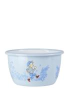 Enamel Bowl 3Dl Emil Blue Home Meal Time Plates & Bowls Bowls Blue Moo...