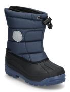 Boots, Wp, -25 Vinterstøvler Pull On Blue Color Kids