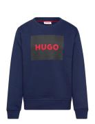 Sweatshirt Sweatshirt Trøje Blue Hugo Kids