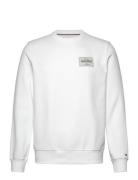 Monotype Label Sweatshirt Tops Sweatshirts & Hoodies Sweatshirts White...