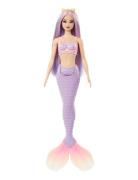 A Touch Of Magic Mermaid Doll With Lilac Hair, Purple Tail And Headban...
