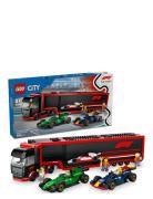 F1®-Lastbil Med Rb20 Og Amr24 F1®-Biler 60445 Toys Lego Toys Lego city...