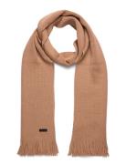 Albas Accessories Scarves Winter Scarves Brown BOSS