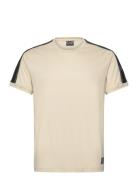 T-Shirt Tops T-Kortærmet Skjorte Cream EA7