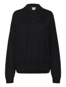 Piké Sweater Tops Knitwear Jumpers Black Weekday