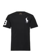 Big Pony Cotton Jersey Tee Tops T-Kortærmet Skjorte Black Ralph Lauren...