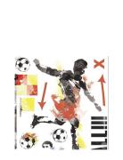 Wallstickers - Soccer Champion Home Kids Decor Wall Stickers Multi/pat...