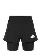 Jg Pacer 2In1 S Sport Shorts Sport Shorts Black Adidas Sportswear