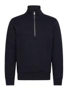 Perkins-Neck Sweater With Zip Tops Sweatshirts & Hoodies Sweatshirts N...