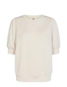 Sc-Banu Tops Sweatshirts & Hoodies Sweatshirts Cream Soyaconcept