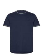 Twin Tipped T-Shirt Designers T-Kortærmet Skjorte Navy Fred Perry