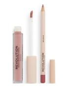 Revolution Lip Contour Kit Brunch Lip Liner Makeup Pink Revolution Bea...