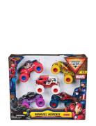 Monster Jam 1:64 Marvel 5 Pack Toys Toy Cars & Vehicles Toy Cars Multi...