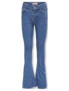 Koghush Flared Dnm Akm186 Noos Bottoms Jeans Wide Jeans Blue Kids Only