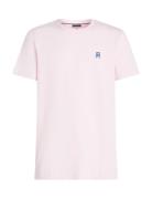 Monogram Imd Tee Tops T-Kortærmet Skjorte Pink Tommy Hilfiger