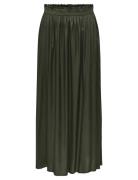 Onlvenedig Life Long Skirt Wvn Noos Lang Nederdel Khaki Green ONLY