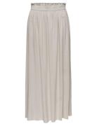 Onlvenedig Life Long Skirt Wvn Noos Lang Nederdel Beige ONLY