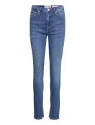 Bowie Hw Skinny Split Wash Florence Bottoms Jeans Slim Blue Tomorrow