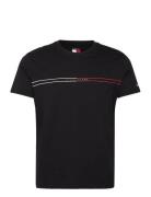 Tjm Slim Entry Graphic Tee Ext Tops T-Kortærmet Skjorte Black Tommy Je...