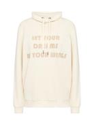 Sc-Banu Tops Sweatshirts & Hoodies Sweatshirts Cream Soyaconcept