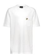 Plain Pique Pocket T-Shirt Tops T-Kortærmet Skjorte White Lyle & Scott