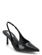 Valoris Slingback Shoes Sling Backs Heeled Slingbacks Black Steve Madd...