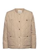 Quilted Jacket Quiltet Jakke Cream GANT