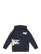 Bluey-Print Sweatshirt Tops Sweatshirts & Hoodies Hoodies Navy Mango