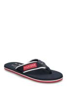 Patch Hilfiger Beach Sandal Klipklapper Sandaler Navy Tommy Hilfiger