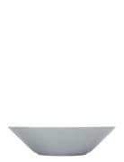 Teema Plate Deep 21Cm Home Tableware Bowls Breakfast Bowls Grey Iittal...
