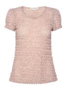 Emile Top Designers Blouses Short-sleeved Pink Ida Sjöstedt