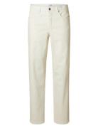 Slh190-Reg Tape Cole 3502 Egret Jns Noos Bottoms Jeans Regular Cream S...