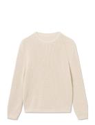 Nina Knit Tops Knitwear Jumpers Cream STUDIO FEDER