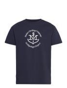 A-Project T-Shirt Tops T-Kortærmet Skjorte Navy Makia