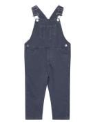 Long Denim Dungarees Bottoms Dungarees Navy Mango