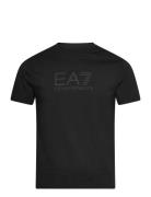 T-Shirt Tops T-Kortærmet Skjorte Black EA7