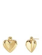 True Love Earrings Accessories Jewellery Earrings Studs Gold Edblad