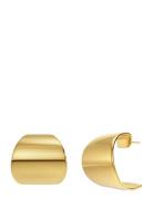 Solo Hoops L Accessories Jewellery Earrings Hoops Gold Edblad