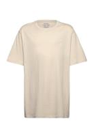 Cotton Jersey Crewneck Tee Tops T-Kortærmet Skjorte Cream Ralph Lauren...