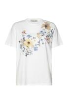 Fabrina Tops T-shirts & Tops Short-sleeved White Munthe