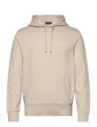 Loopback Fleece Hoodie Tops Sweatshirts & Hoodies Hoodies Cream Polo R...