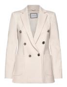 Jenner Blazers Double Breasted Blazers Cream Andiata